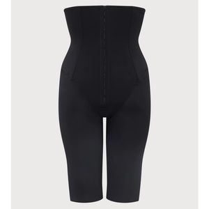 Yuzefi Corset Black Sheer Shorts